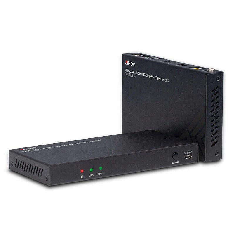 Lindy 38340 Extensor Kvm Transmisor Y Receptor (Lindy Extender Hdbaset 100m Cat.6 Hdmi 4k60)