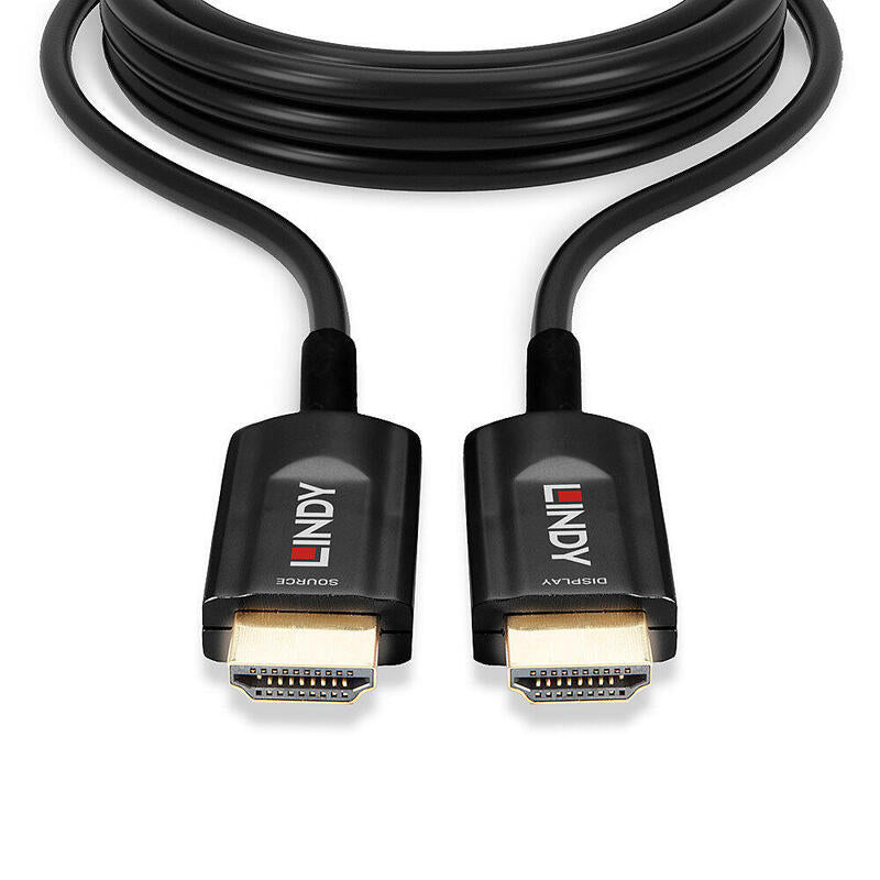 Lindy 38382 Cable Hdmi 20 M Hdmi Tipo A [Estándar] Negro (Lindy Hdmi Cable 20m Fibre Optic Hybrid)