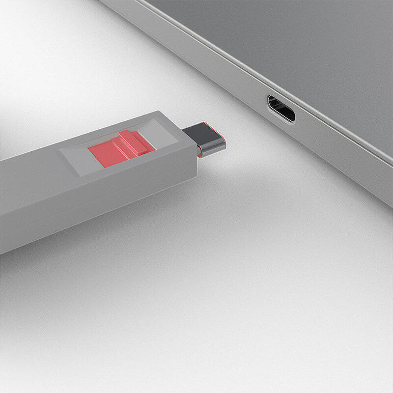 Lindy 40425 Bloqueador De Puerto Bloqueador De Puerto + Clave Usb Tipo C Rosa 5 Pieza(S)