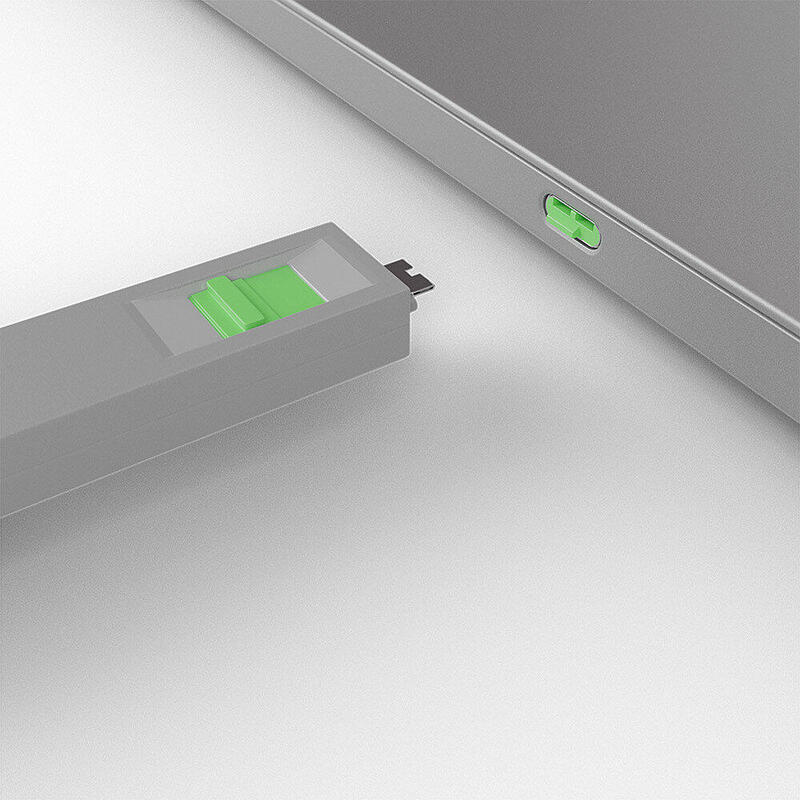 Lindy 40426 Bloqueador De Puerto Bloqueador De Puerto + Clave Usb Tipo C Verde 5 Pieza(S)