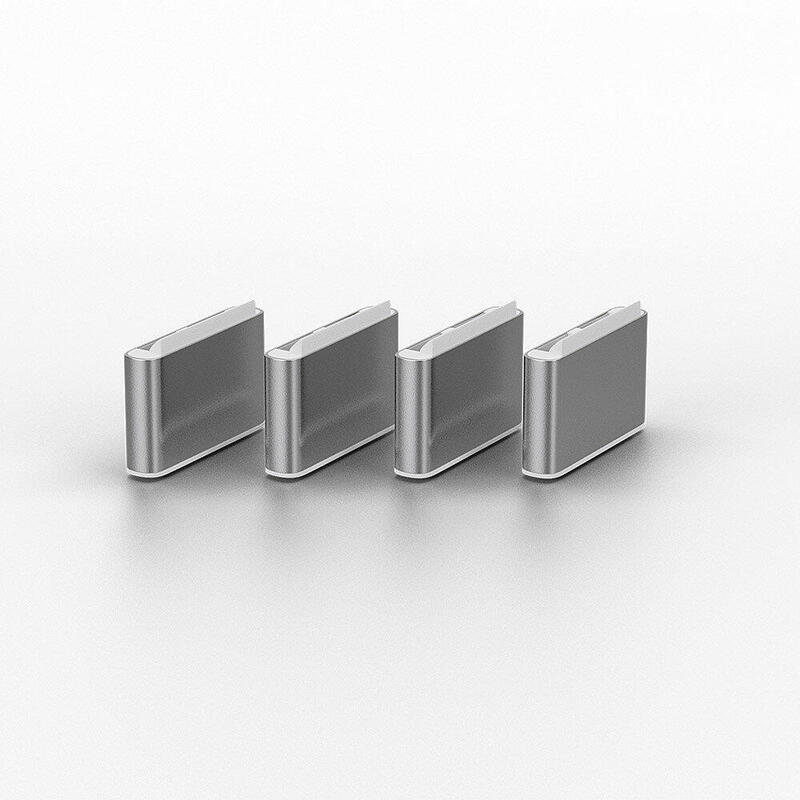 Lindy 40427 Bloqueador De Puerto Bloqueador De Puerto + Clave Usb Tipo C Blanco 5 Pieza(S)