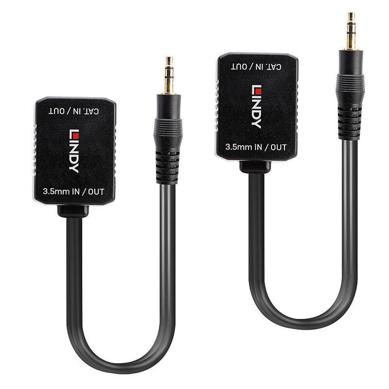 Lindy 70450 Extensor Audio/Video Transmisor Y Receptor De Señales Av Negro