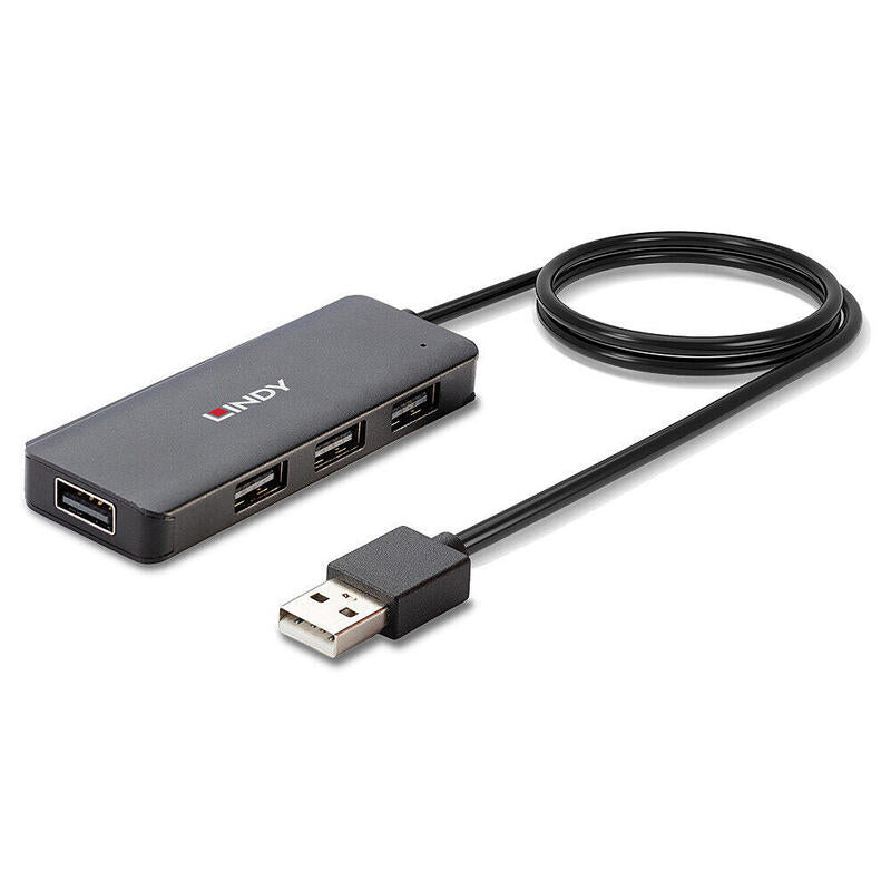 Lindy Usb 2.0 Hub 4 Puertos Sin Fuente De Alimentación
