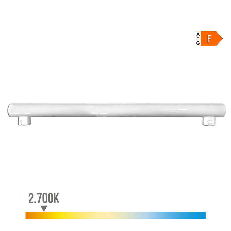 Linestra Led 2 Casquillos S14s 9 W 810 Lm 2700 K Luz Calida 500 X 30 X 47 Mm