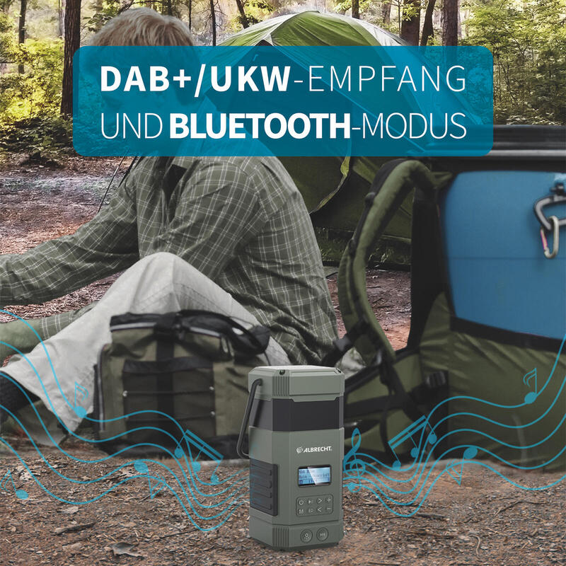 Linterna De Camping Albrecht Dr 114 Dab  A Pilas Puerto Usb