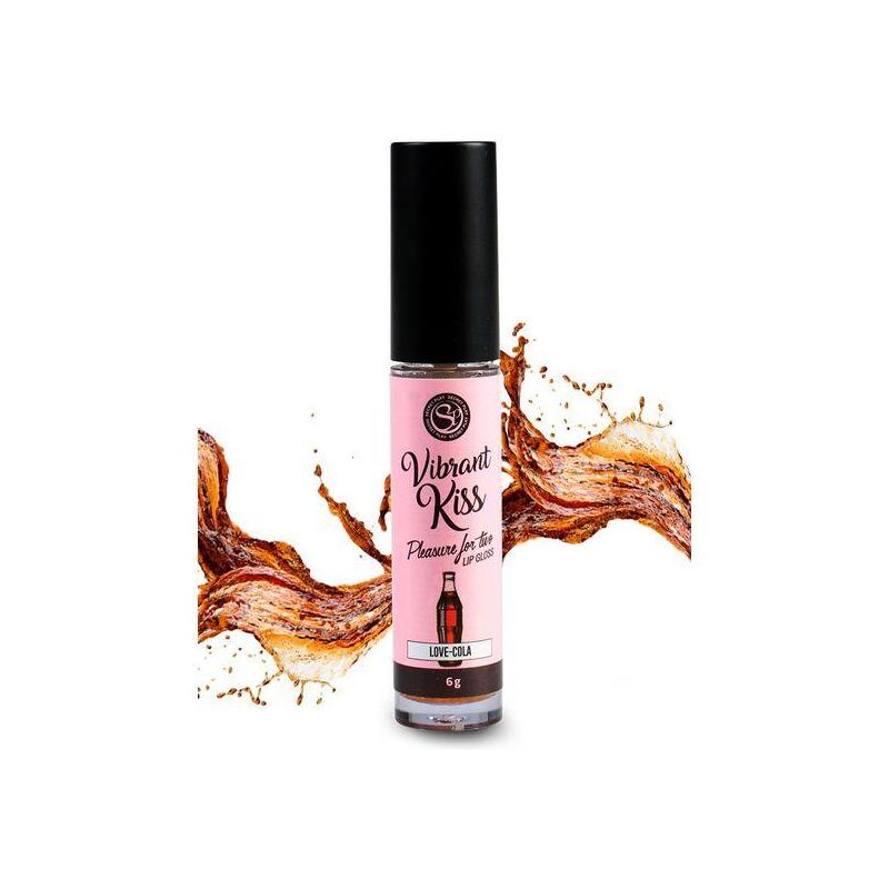 Lip Gloss Vibrant Kiss Love Sabor Cola
