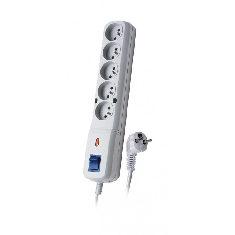 Listwa Przeciwprzepieciowa Lf-530wa, 3l Emi/Rfi, 5,0m, Szara