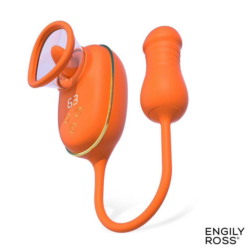 Lizer Pro Estimulador Con Lengua Oscilante, Bomba De Vacio Y Huevo Con Up And Down