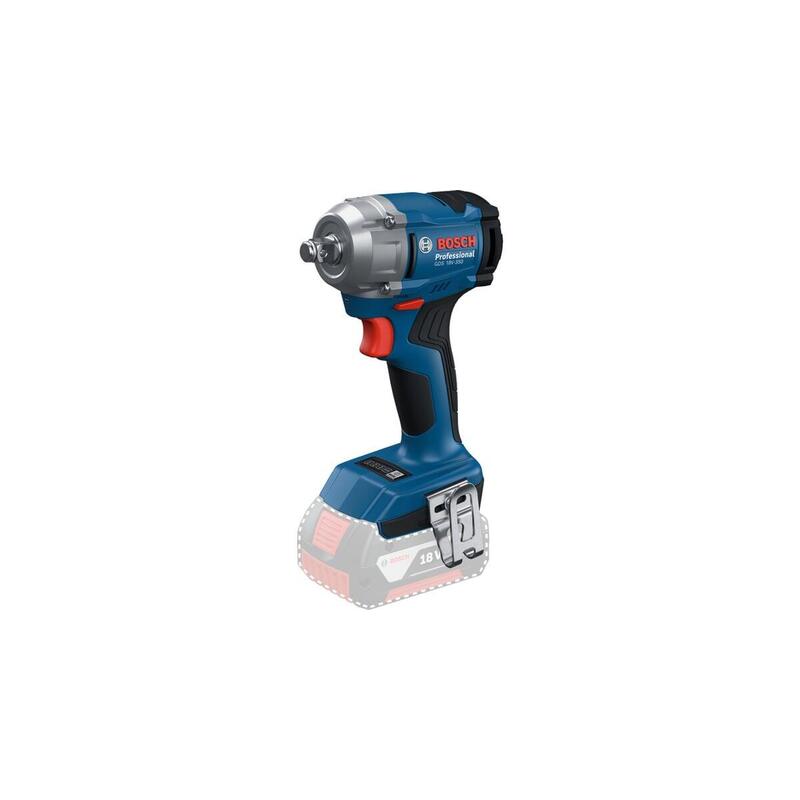 Llave De Impacto A Batería Bosch Professional Gds 18v-350 Professional Solo, 18 Voltios Azul, Sin Batería Ni Cargador, En L-Boxx 06019m5000