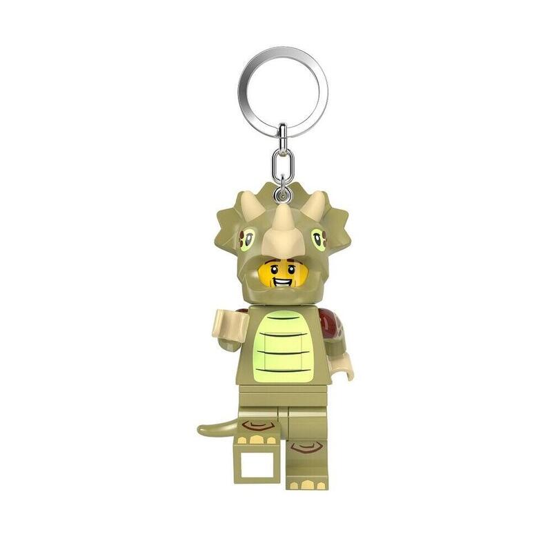 Llavero Linterna Triceratops Costume Fan Lego