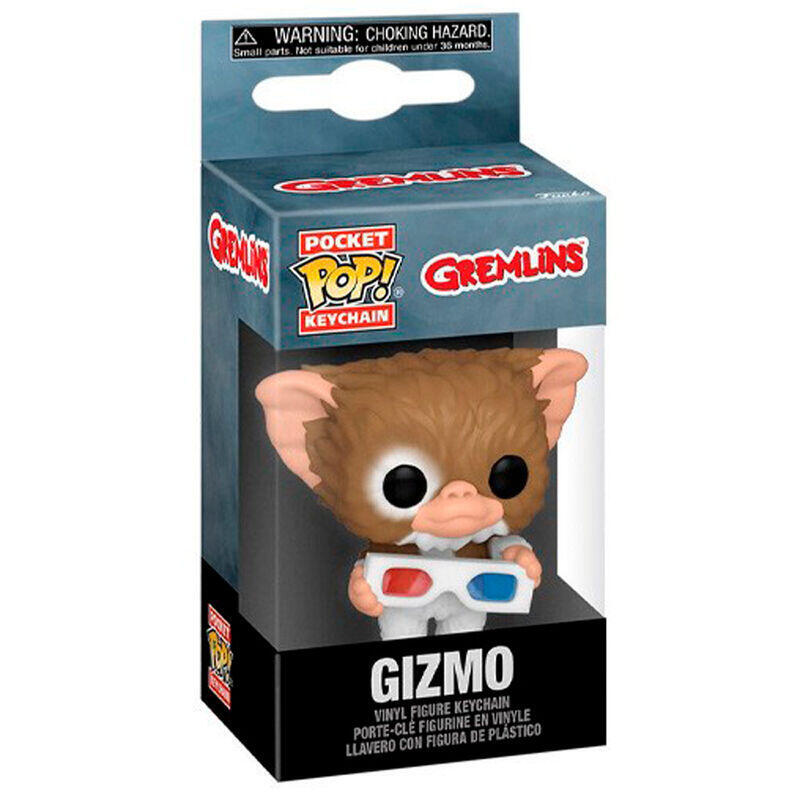 Llavero Pocket Gremlins Gizmo With 3d Glasses