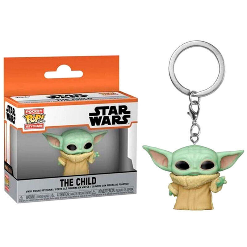 Llavero Pocket Pop Star Wars The Mandalorian Yoda The Child