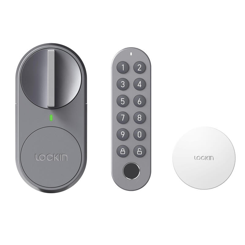 Lockin Pack Cerradura Retrofit Diy Inteligente Bluetooth + Teclado Dactilar + Bridge (Wifi)