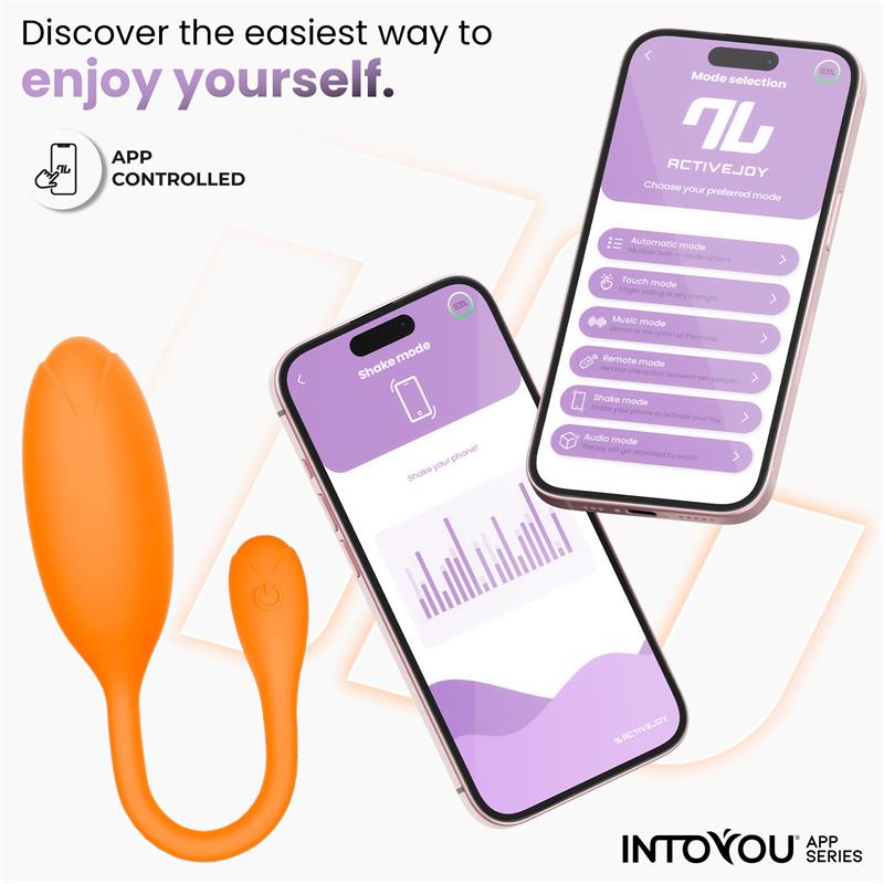 Logan Huevo Vibrador Con App Unibody Naranja