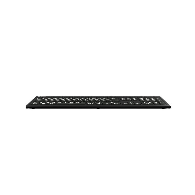 Logickeyboard Xl-Print Astra 2 Blanco On Negro Fr (Pc)