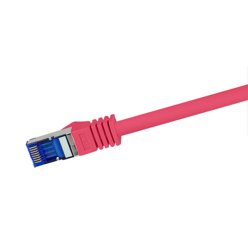 Logilink Cable De Red Ultraflex, Cat.6a, S Ftp, Rojo, 0,25 M