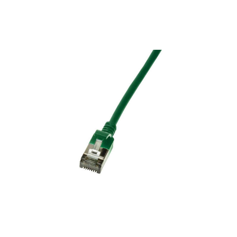 Logilink Patchkabel Cat6a Stp Tpe Slimeline Verde 1.0m