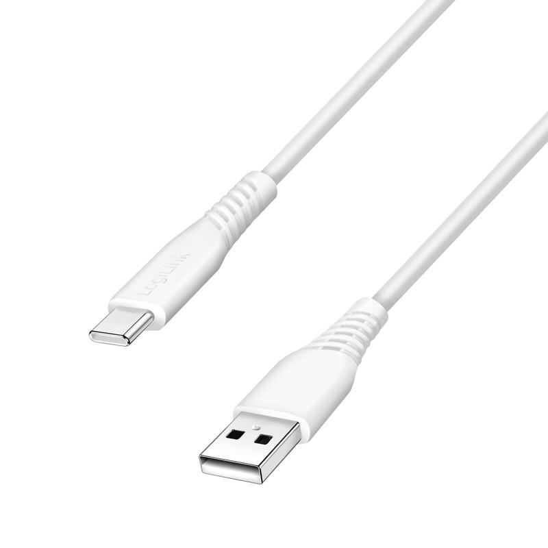 Logilink Usb 2.0 Type-C Cable, C M To C M, 480 Mbps, 60w, Blanco, 0.3 M