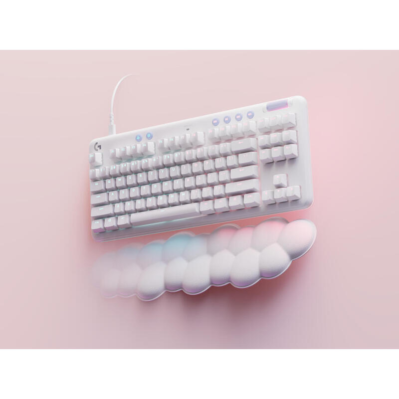 Logitech G G713 Teclado Sin Teclado Numérico Retroiluminación Usb Azerty Francés Interruptor: Tactile Blanco