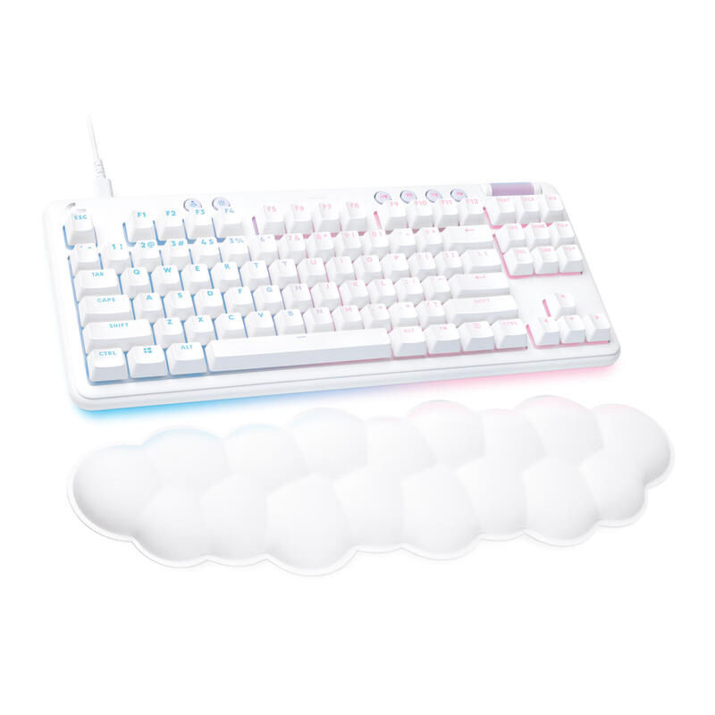 Logitech G G713 Teclado Sin Teclado Numérico Retroiluminación Usb Azerty Francés Interruptor: Tactile Blanco