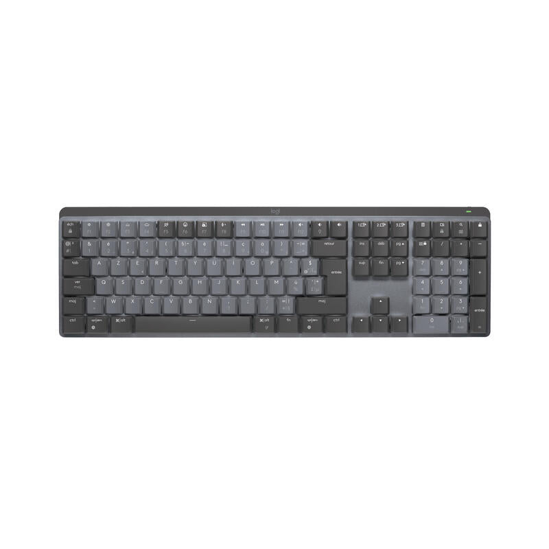 Logitech Master Series Mx Mechanical Teclado Retroiluminación Inalámbrico Bluetooth Le Azerty Francés Interruptor: Táctil Silencioso Grafito