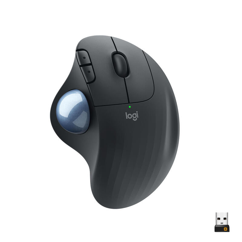 Logitech Raton Vertical Mx Ergo M575 Grafito Inalambrico