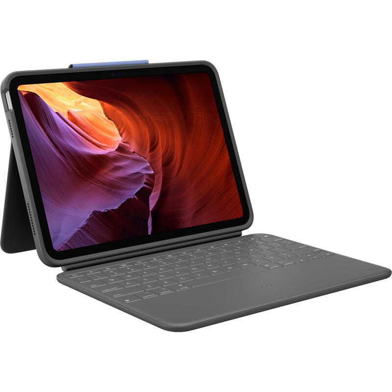 Logitech Rugged Folio Grafito Smart Connector Qwerty Inglés