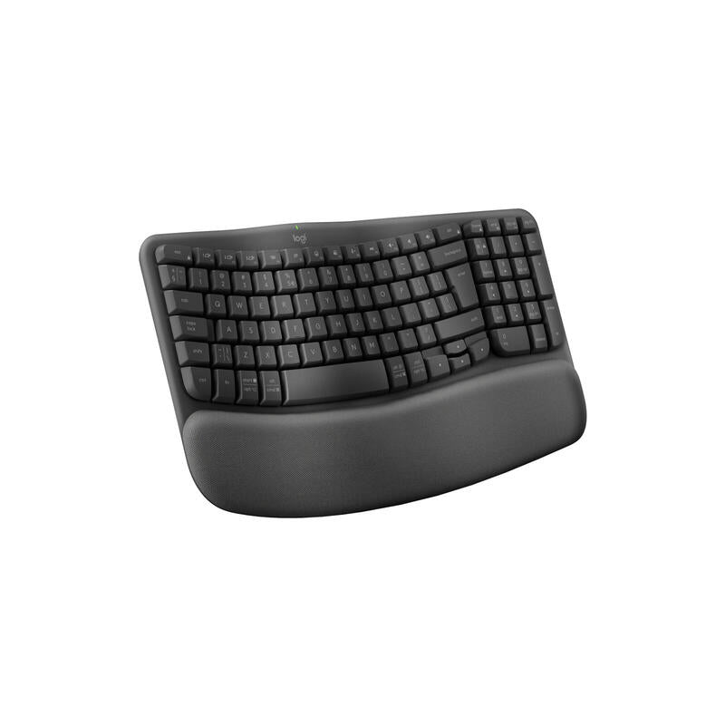 Logitech Wave Keys For Business Teclado Oficina Rf Wireless + Bluetooth Qwerty Internacional De Ee.Uu. Grafito