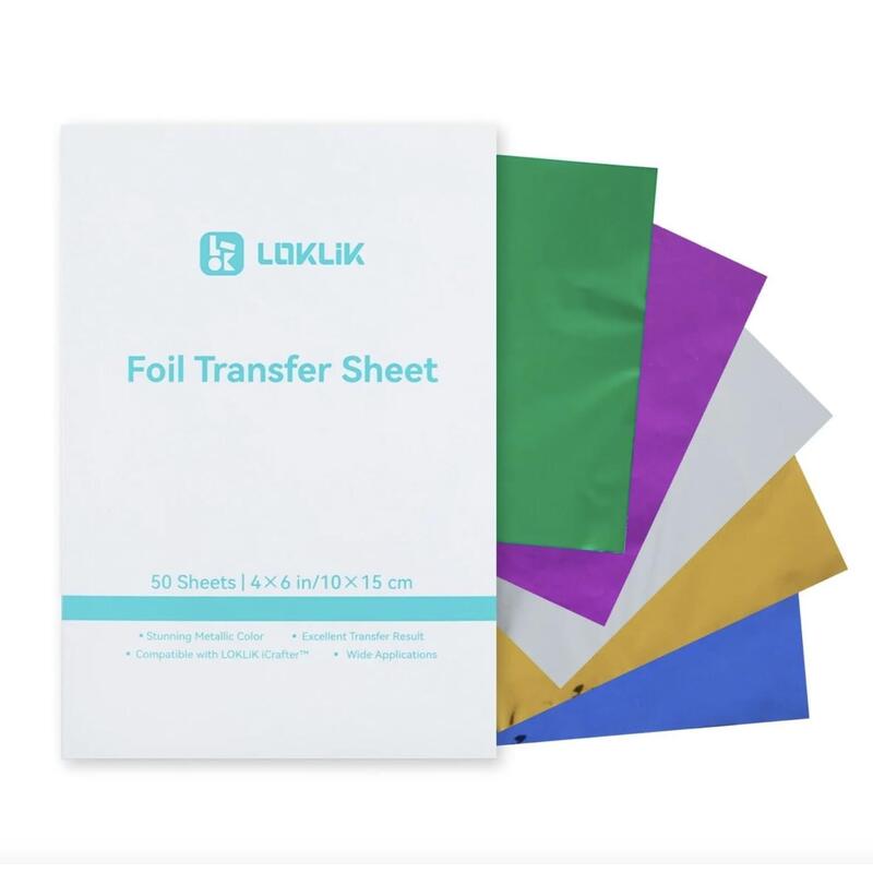 Loklik Láminas-Transferbögen - 5 Colores - Pack De 50