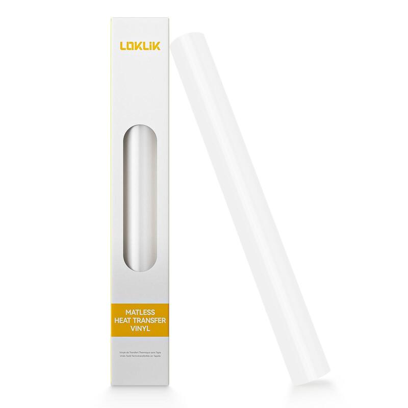 Loklik Matless Plotterfolie - Glänzend Weiss - 33 X 150 Cm