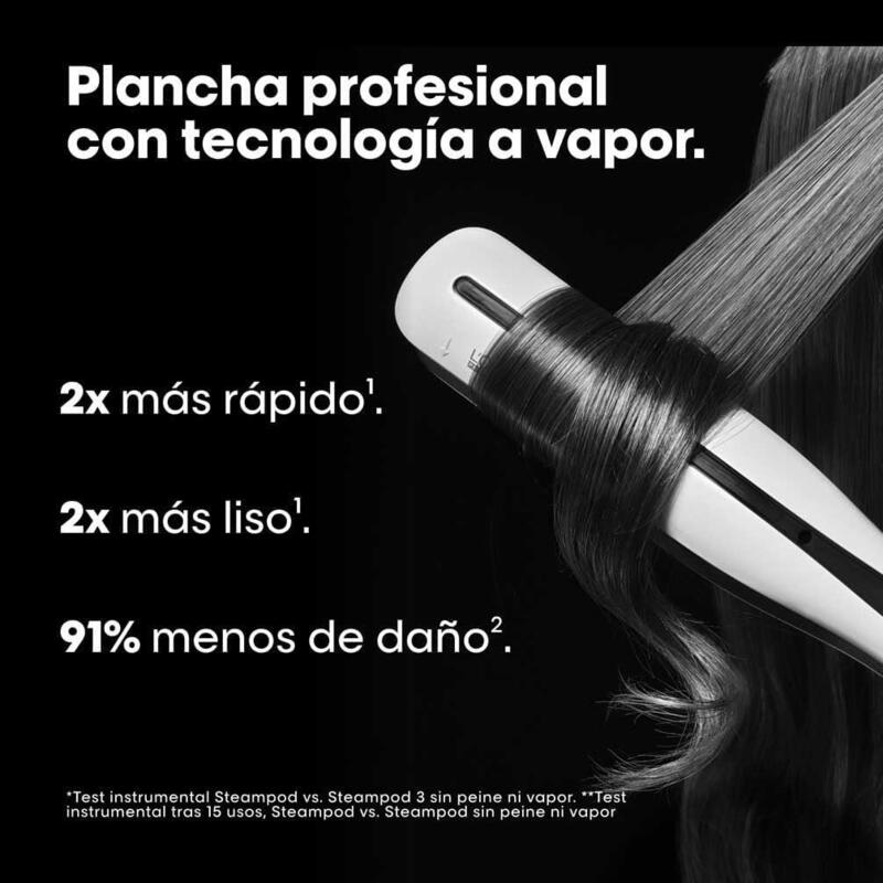 Loréal Professionnel Steampod 3.0 Plancha De Pelo Profesional A Vapor Blanca
