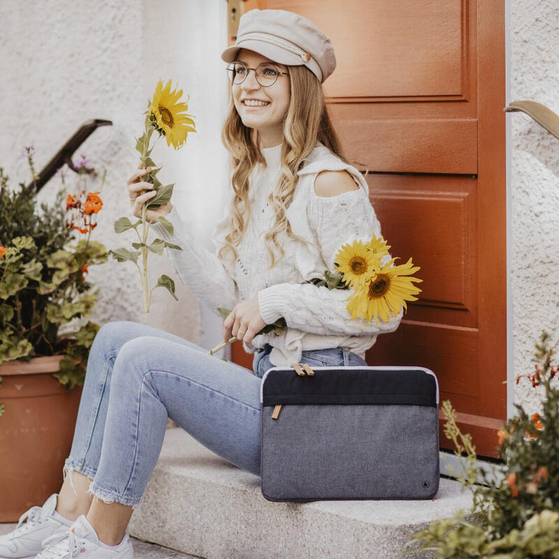 Lt Sleeve Florenz 13,3   Negro/Gris