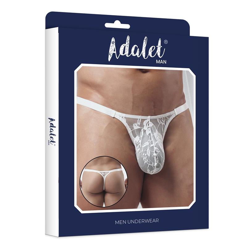 Luca Tanga De Encaje Blanco Talla (Interno):S/M
