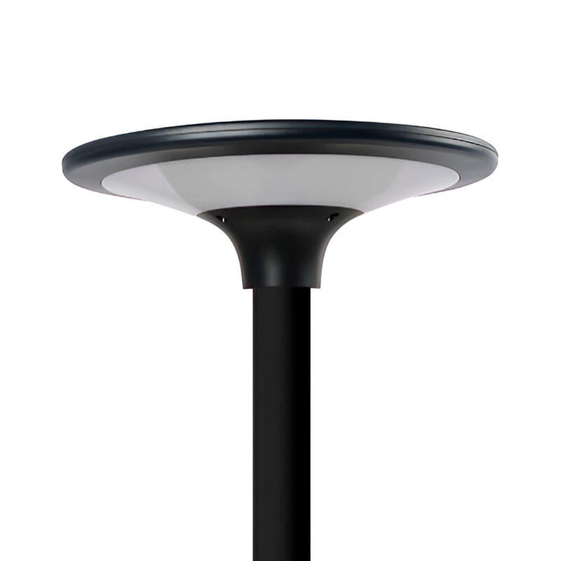 Luminaria Solar Led Negra, Ip65, 20 W 2300 Im 4000 K