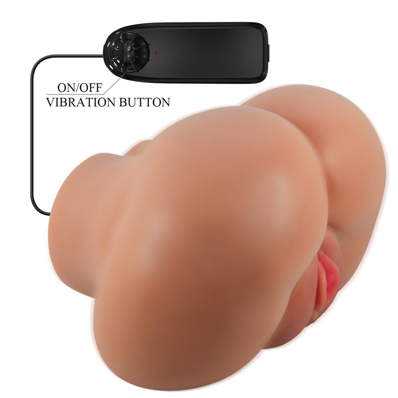 Crazy Bull - Luna Trasero Vibrador Con Vagina Y Ano Realístico Natural Control Remoto