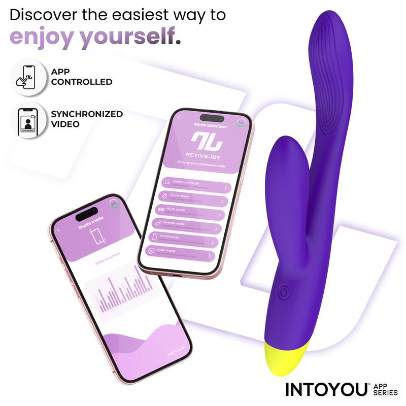 Lyra Vibrador Punto G Con App Púrpura