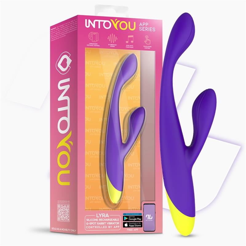 Lyra Vibrador Punto G Con App Púrpura