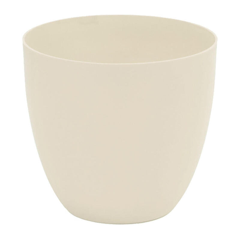 Maceta Inyección Cuenco Ø38cm Color Ecru