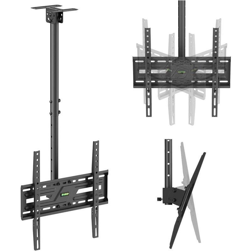 Maclean Soporte Tv De Techo Soporte Para Tv De 37 A 75" Carga 50 Kg
