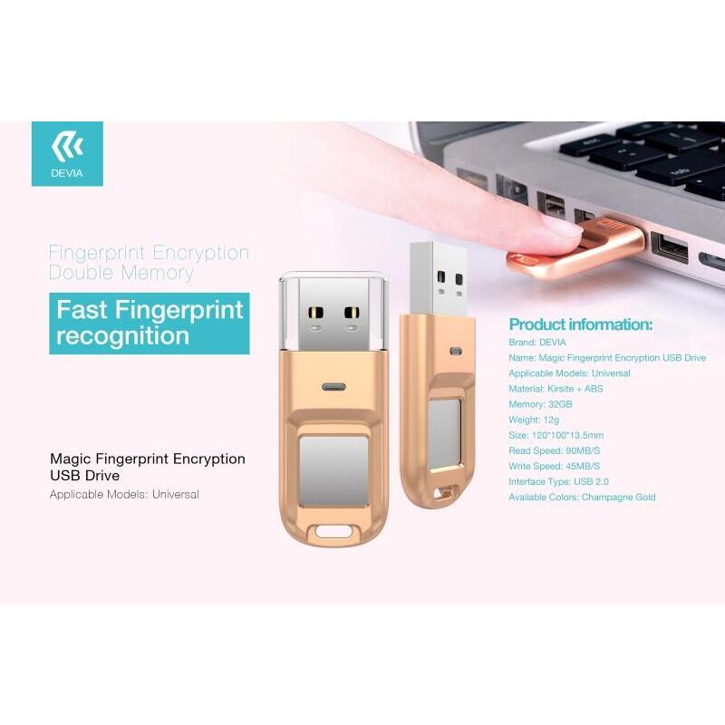 Magic Fingerprint Encryption Usb Drive 32gb