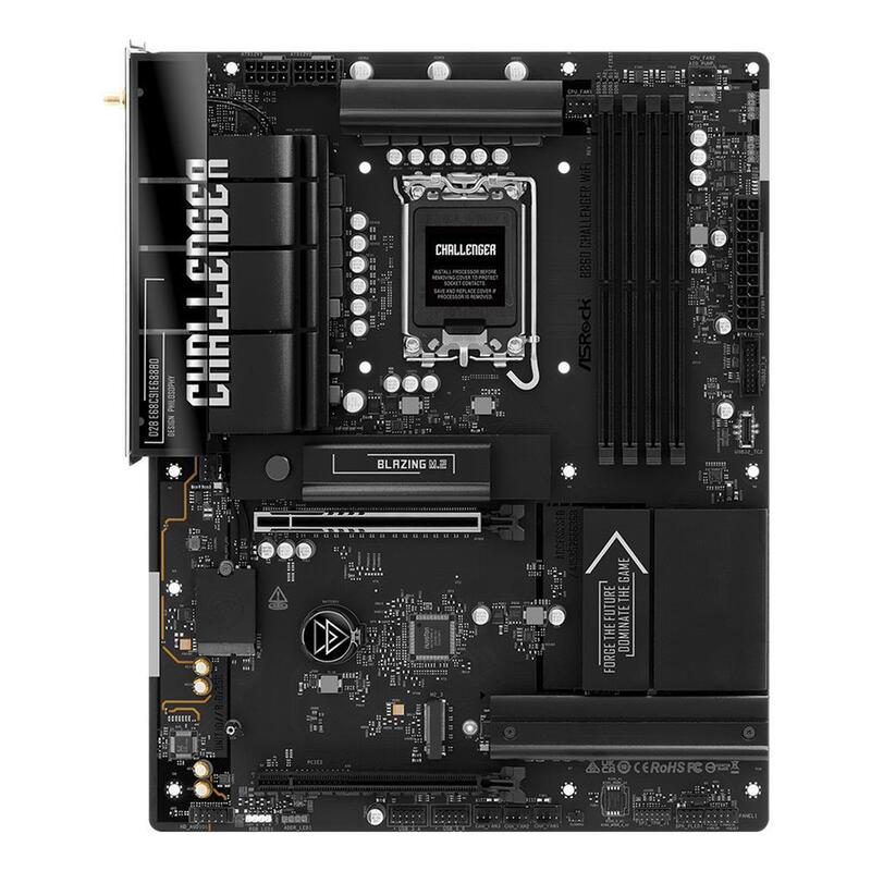 Mainboard Asrock Intel B860 Lga 1851 (Socket V1) Atx Ram Ddr5-Sdram 4xslots Wi-Fi Yes Bluetooth Yes 1xnumber Of M.2 (M) Slots B860challengerwifi