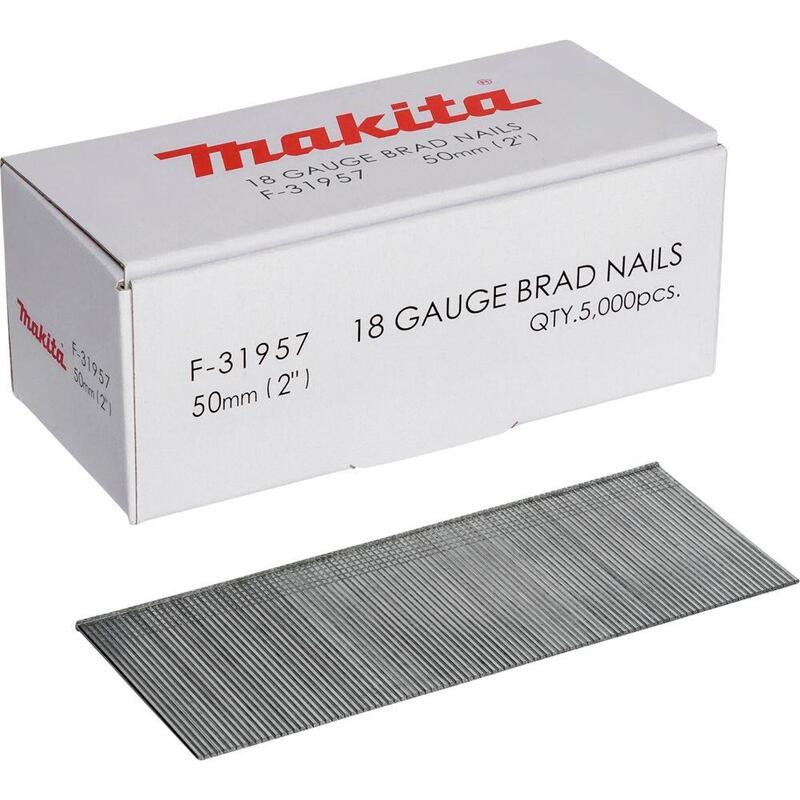 Makita Gauge Brad Nails 1,2x50mm F-31957  5000 Pcs.