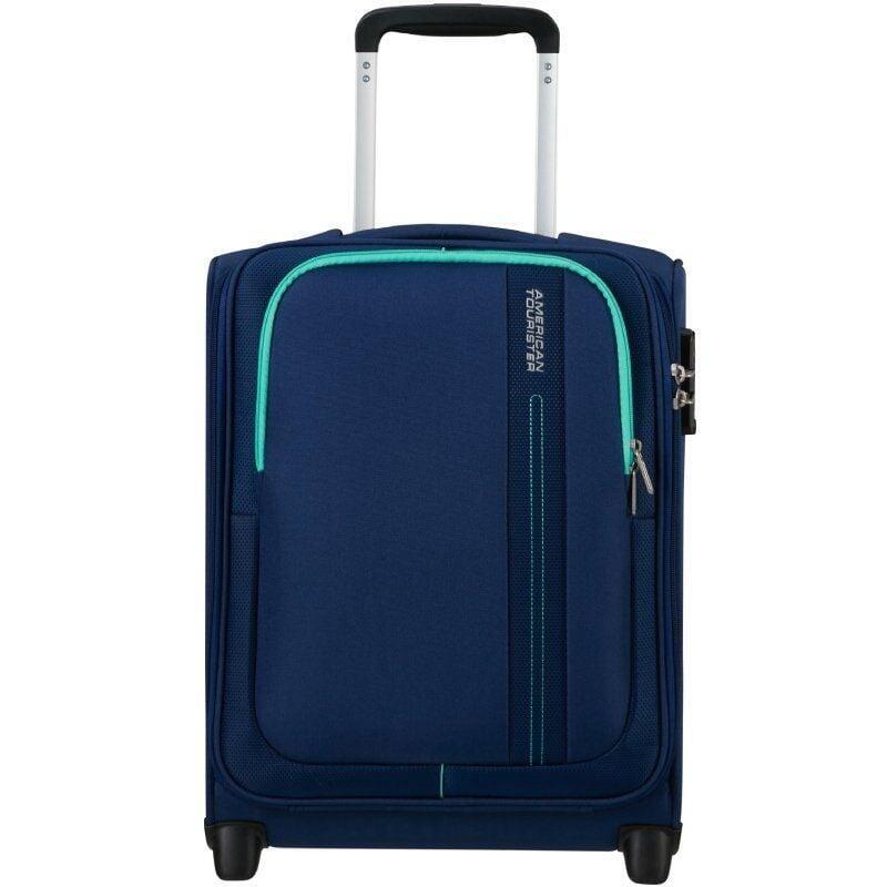 Maleta De Cabina American Tourister Sea Seeker Upright 45x36x20cm 2 Ruedas Marino Combate