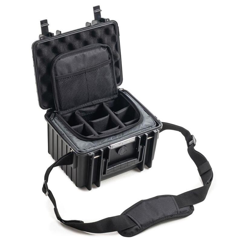 Maleta Exterior B&N Tipo 2000 Negra Con Bolsa Para Foto
