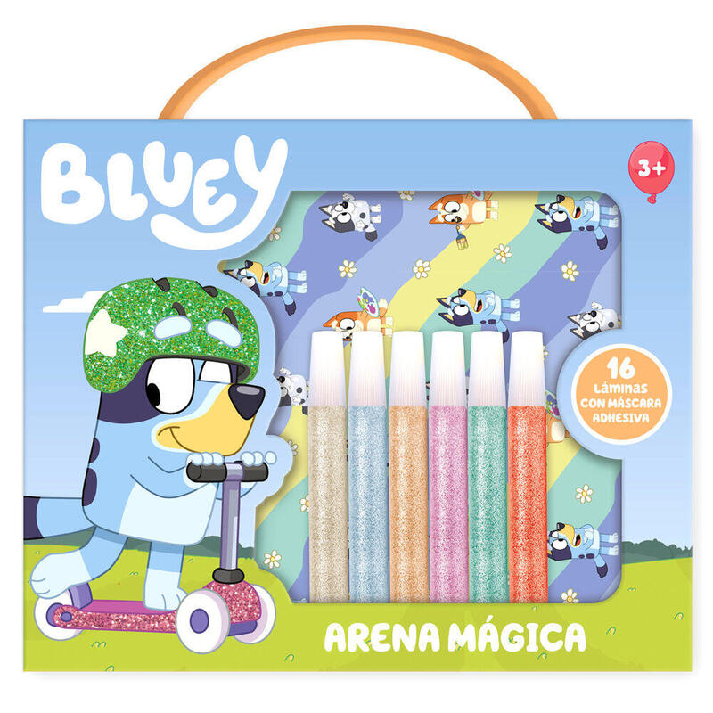 Maletin Arena Magica Bluey