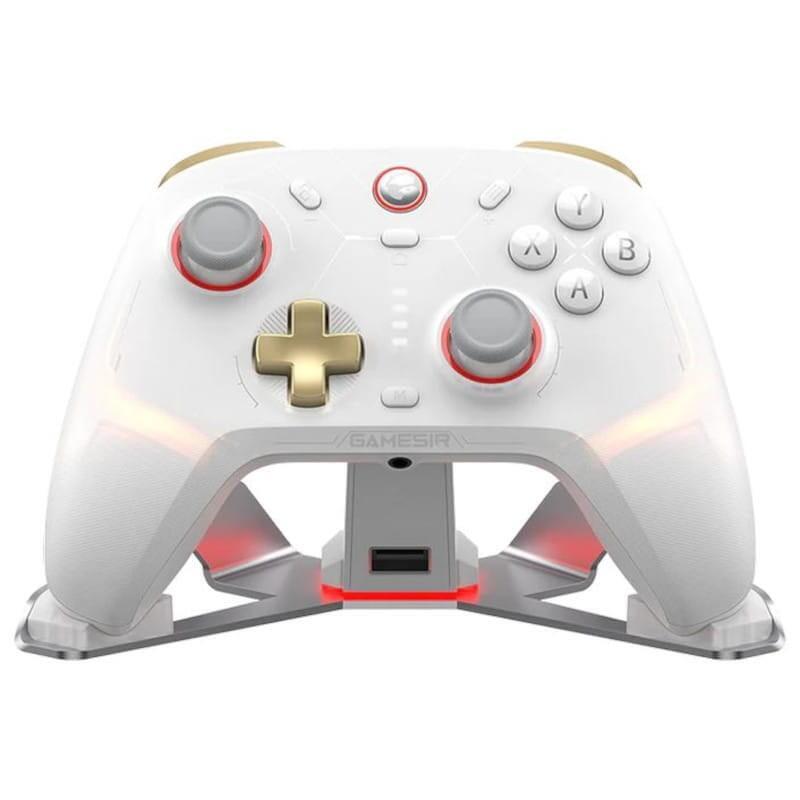 Mando Gamesir Cyclone 2 Daybreak Blanco Con Soporte - Gamepad Nintendo Switch/Pc/Smartphones