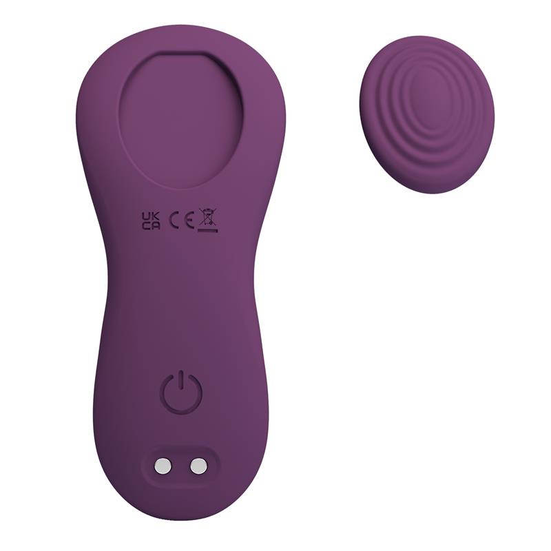 Pretty Love - Mane Masajeador Lay On Clítoris 10 Vibraciones Control Remoto Morado
