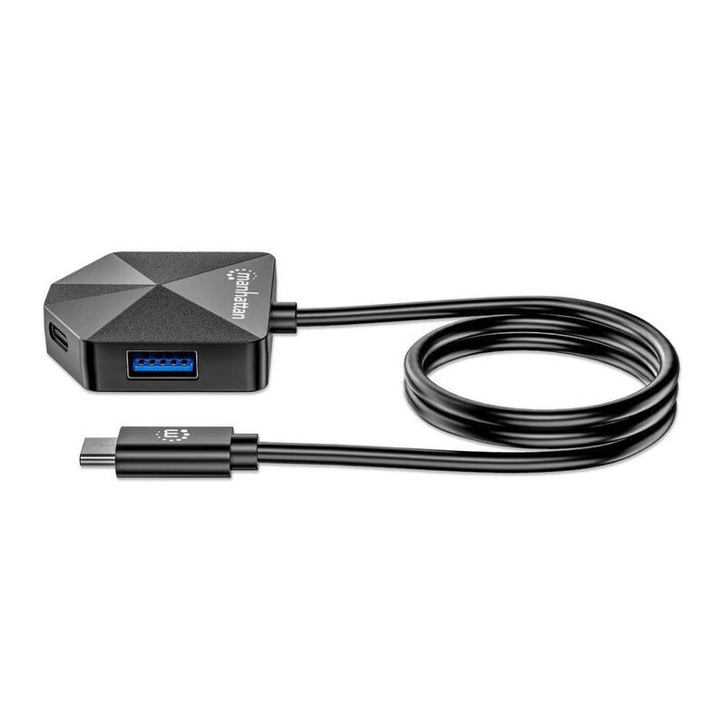 Manhattan 4-Port Usb Hub Usb-C Mecker 2xusb-C 2xusb-A Port
