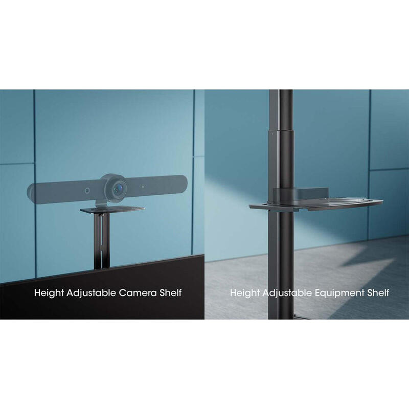 Manhattan Tv-Wagen 37"-86" 70kg Werkzeuglos Höhenvermellbar