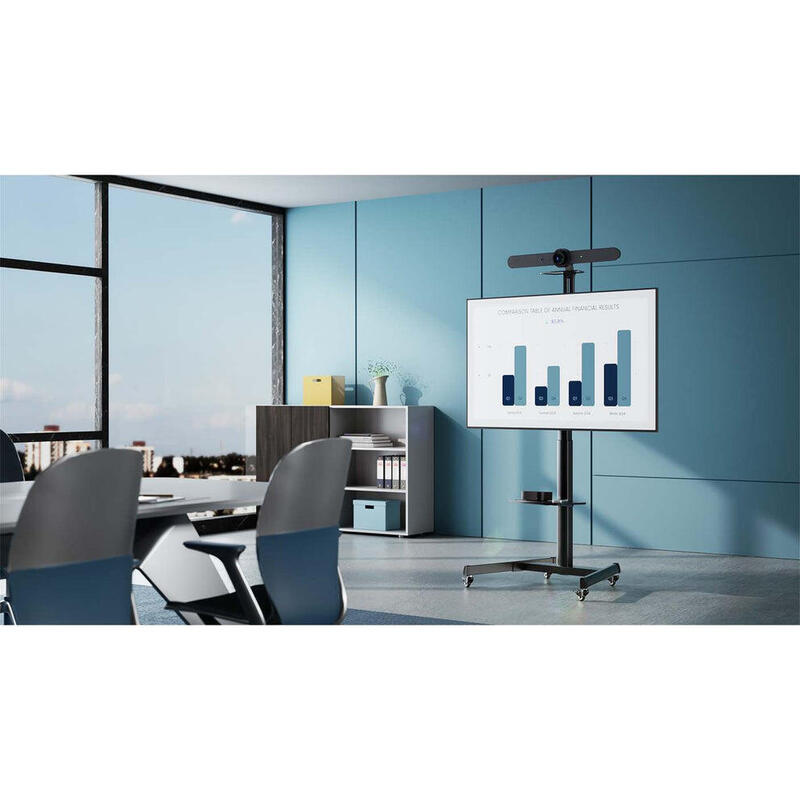 Manhattan Tv-Wagen 37"-86" 70kg Werkzeuglos Höhenvermellbar